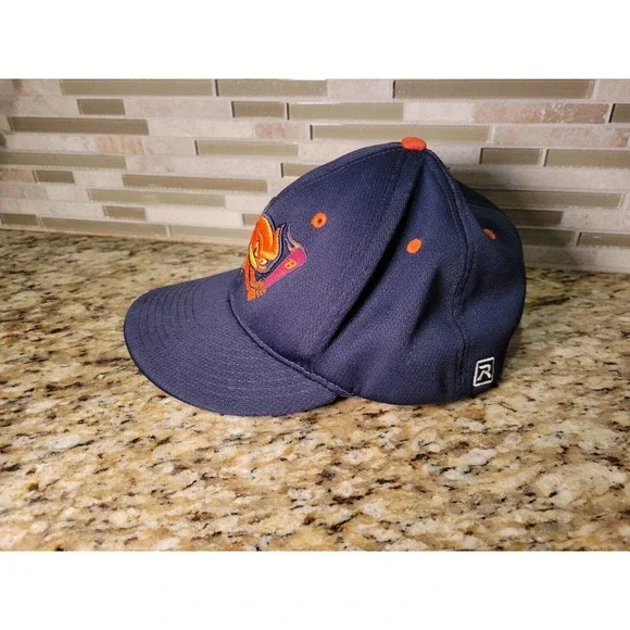 Richardson Dryve Hat Navy Blue Baseball Cap Embroidered Logo Fitted Small-Medium - Picture 4 of 14